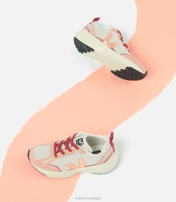 Veja cadarços elásticos canário alveomesh natural venus Portugal crianças F0VB385