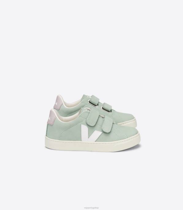 Veja esplar nobuck matcha branco Portugal crianças F0VB340