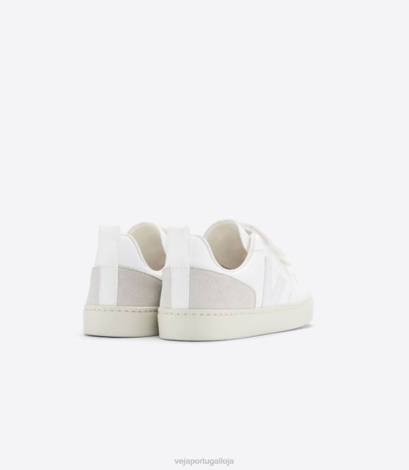 Veja v-10 cwl branco natural Portugal crianças F0VB373
