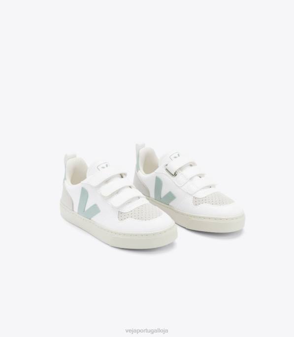 Veja v-10 cwl matcha branco Portugal crianças F0VB360