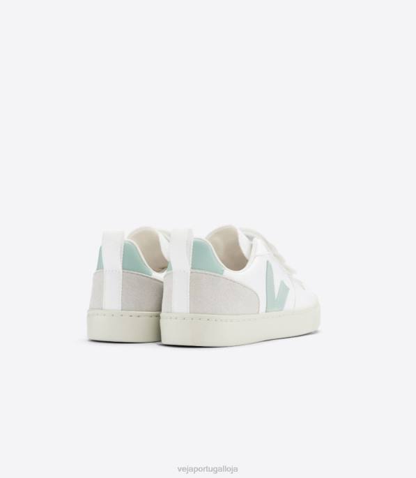 Veja v-10 cwl matcha branco Portugal crianças F0VB360