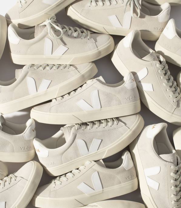 Veja campo camurça branco natural Portugal homens F0VB9