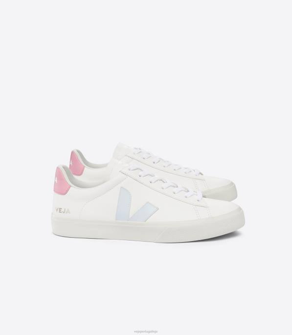 Veja campo chromefree couro white ice guimauve Portugal homens F0VB18