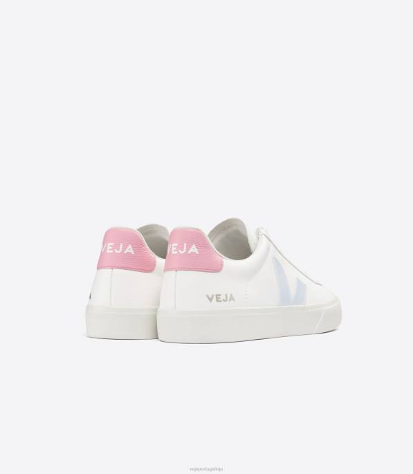 Veja campo chromefree couro white ice guimauve Portugal homens F0VB18