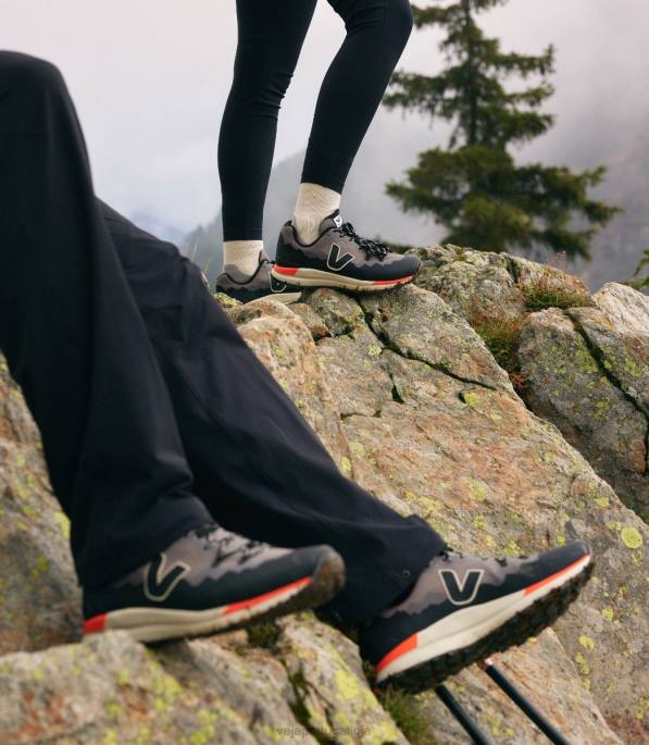 Veja fitz roy trek shell basalte black Portugal homens F0VB1