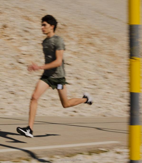 Veja marlin v-knit preto branco Portugal homens F0VB204