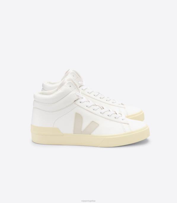 Veja minotaur couro sem cromo branco pierre butter Portugal homens F0VB75