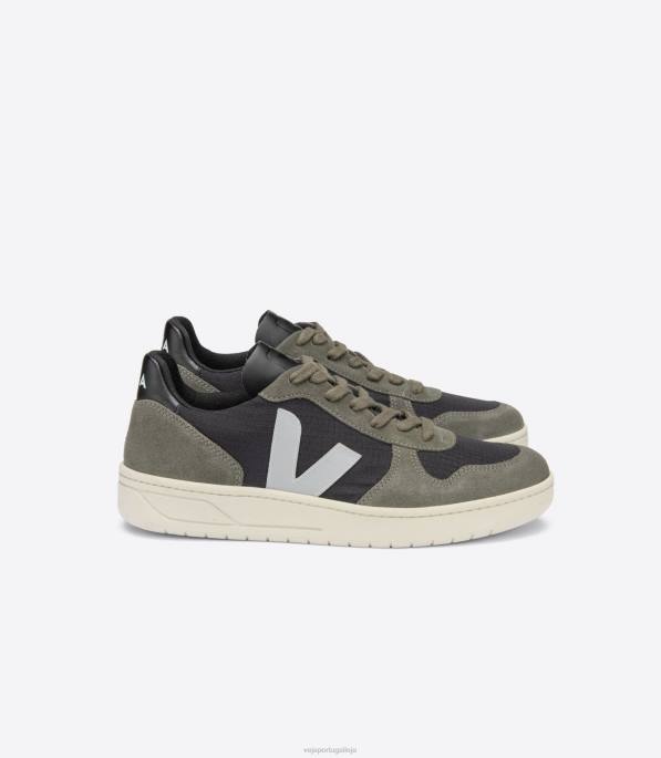 Veja v-10 ripstop preto oxford cinza lama Portugal homens F0VB63