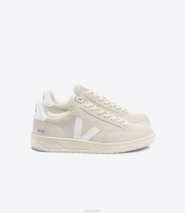 Veja v-12 alveomesh branco natural Portugal homens F0VB35