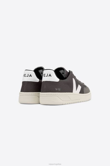 Veja v-12 vegan b-mesh grafite branco Portugal homens F0VB37