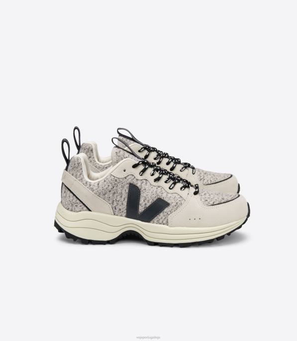 Veja venturi flanela neve grafite natural Portugal homens F0VB181