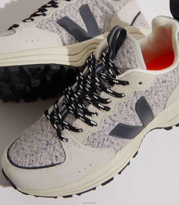 Veja venturi flanela neve grafite natural Portugal homens F0VB181