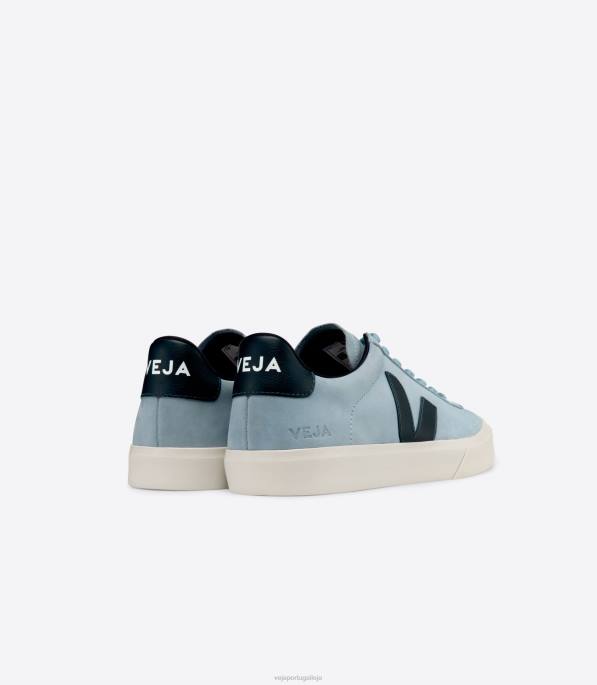 Veja campo nubuck aço náutico Portugal mulheres F0VB224