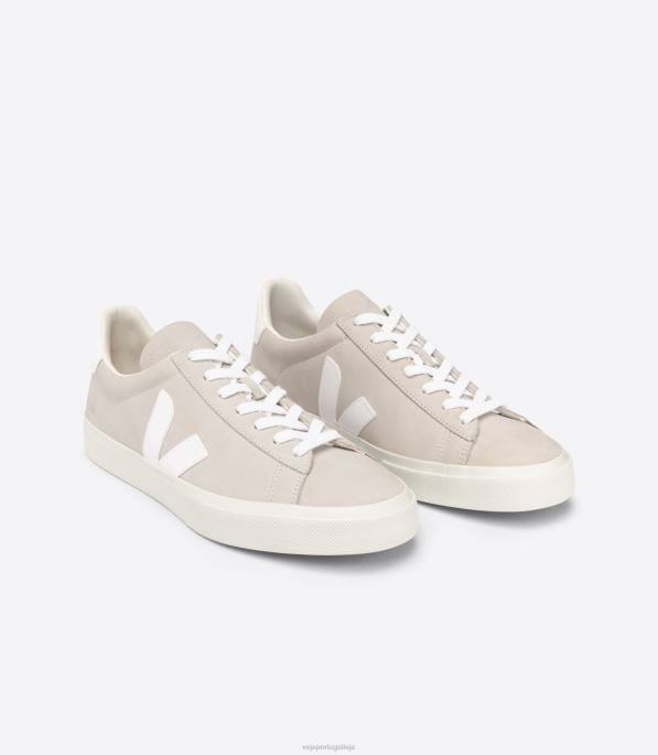 Veja campo nubuck branco natural Portugal mulheres F0VB228