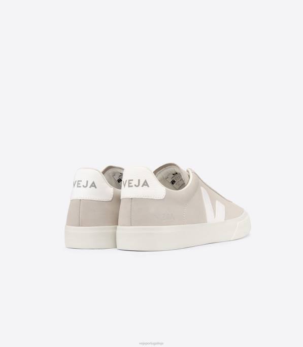 Veja campo nubuck branco natural Portugal mulheres F0VB228
