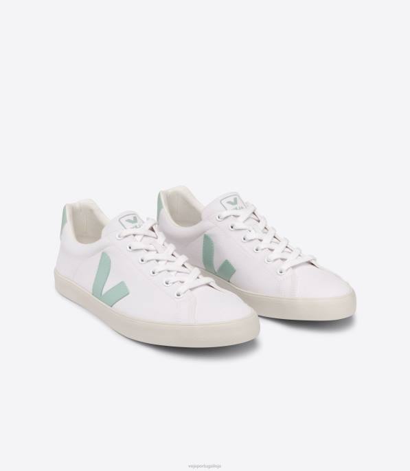 Veja esplar se lona branca matcha Portugal mulheres F0VB244