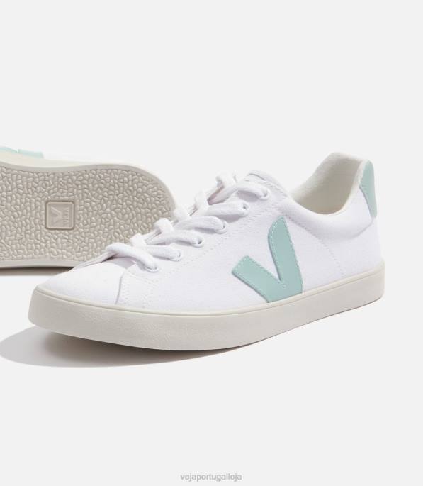 Veja esplar se lona branca matcha Portugal mulheres F0VB244
