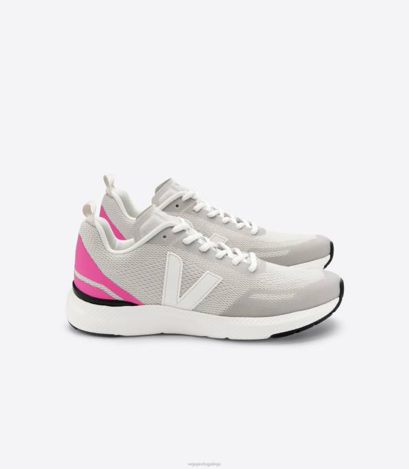 Veja sari natural de malha projetada impala Portugal mulheres F0VB286