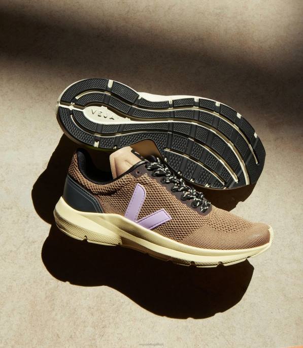 Veja marlin v-knit nero parme Portugal mulheres F0VB281