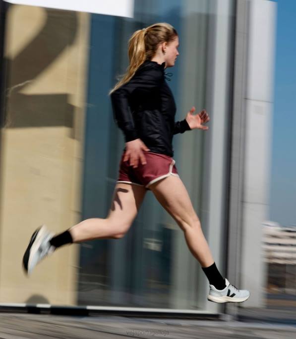 Veja marlin v-knit polar preto Portugal mulheres F0VB275