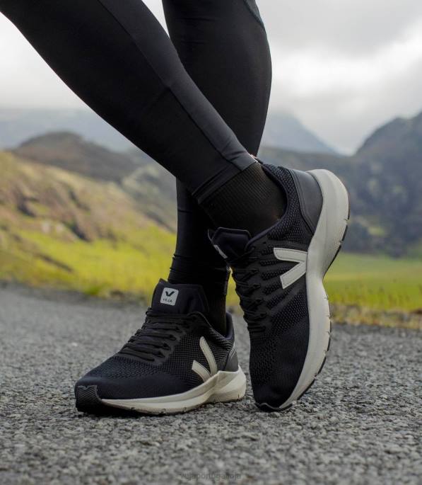 Veja marlin v-knit preto oxford cinza Portugal mulheres F0VB278