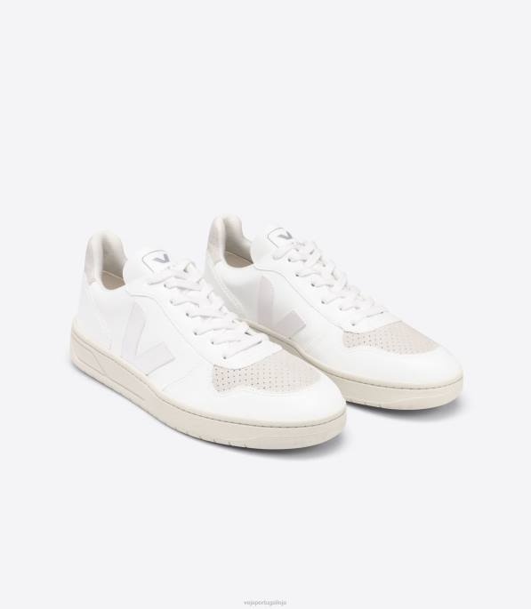 Veja v-10 cwl branco natural Portugal mulheres F0VB300
