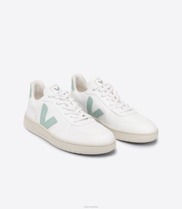 Veja v-10 cwl matcha branco Portugal mulheres F0VB298